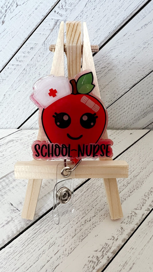 School Nurse Badge Reel