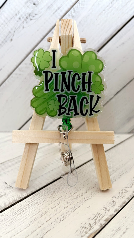 I Pinch Back Badge Reel