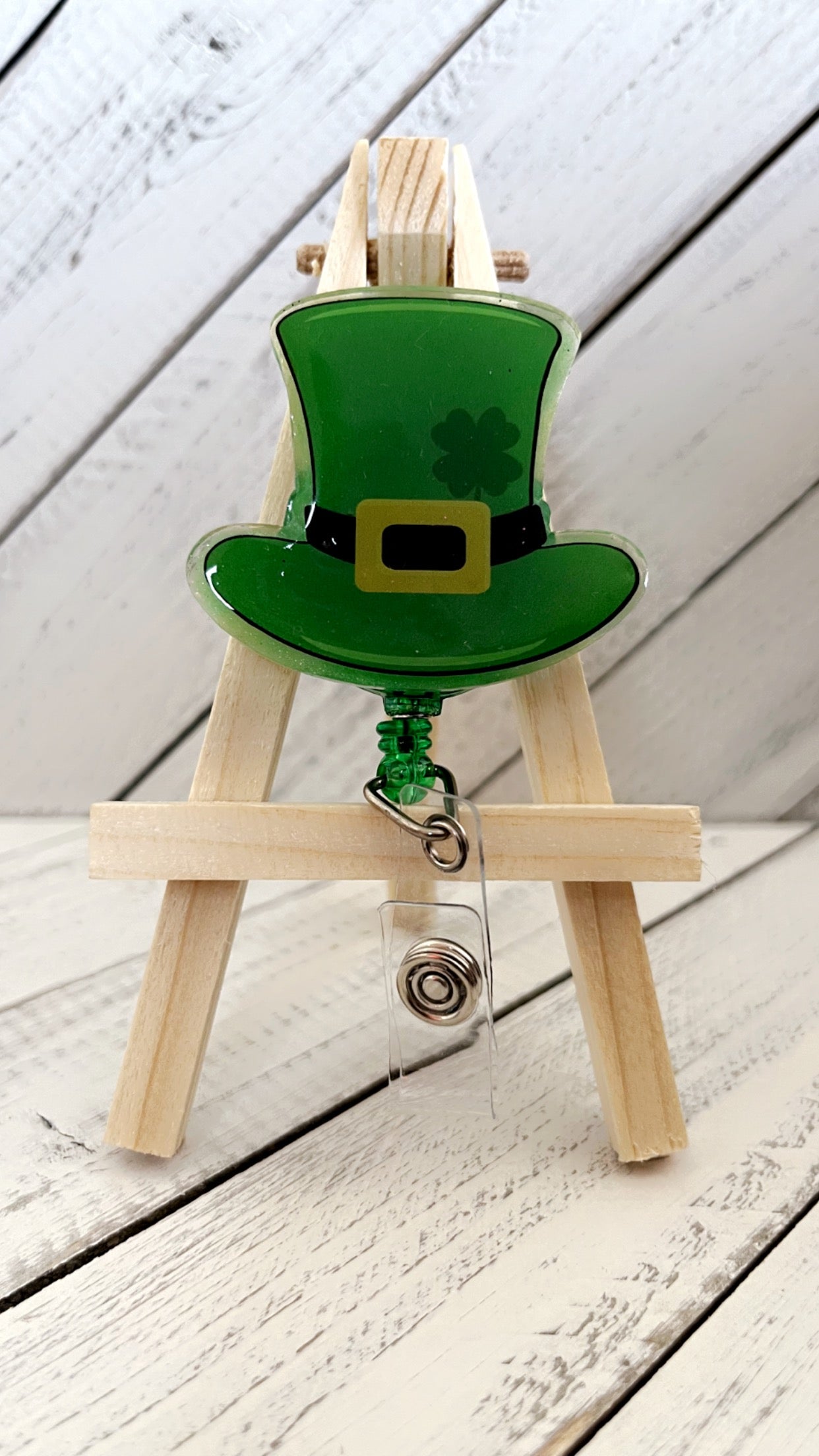 Leprechaun Hat Badge Reel