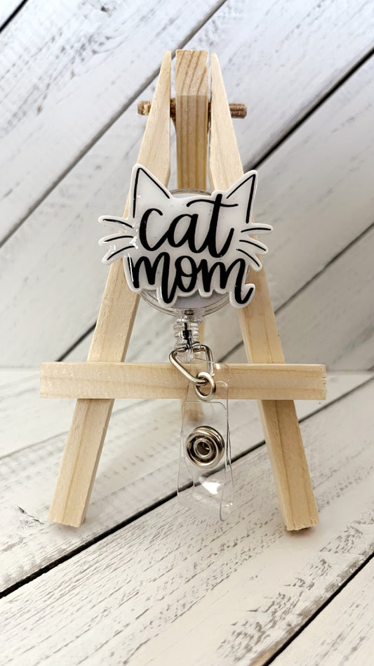 Cat Mom Badge Reel