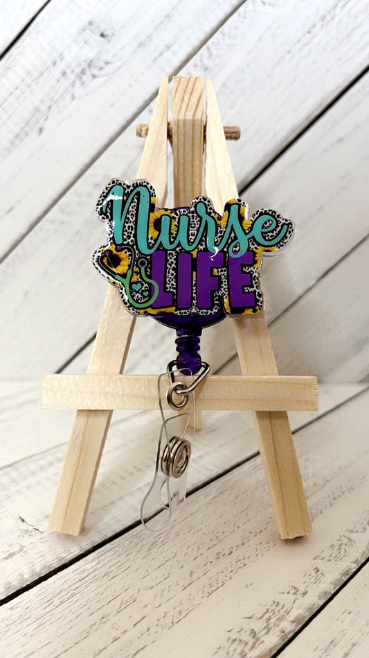 Nurse Life Badge Reel