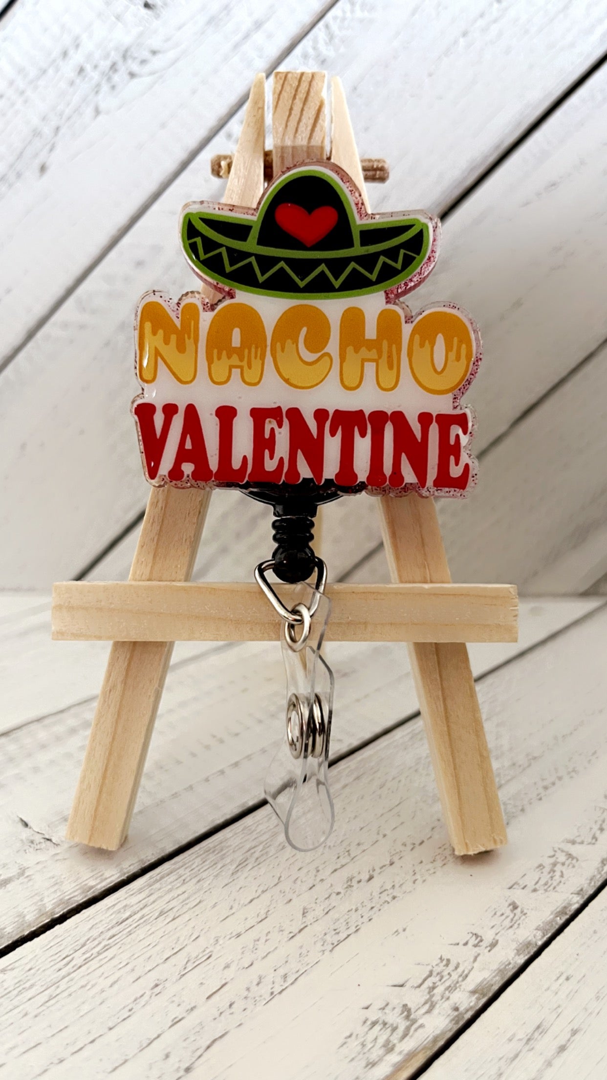 Nacho Valentine Badge Reel